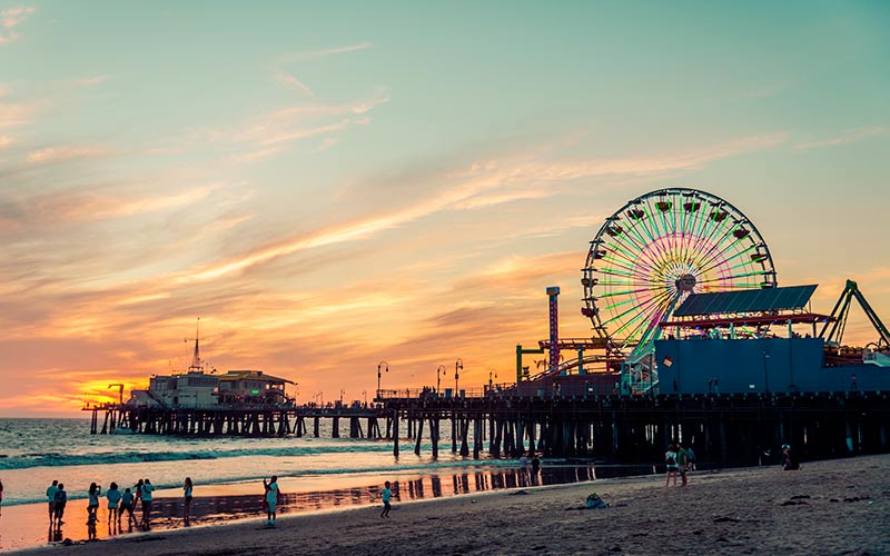 8 ting å gjøre i Los Angeles - Santa Monica Pier