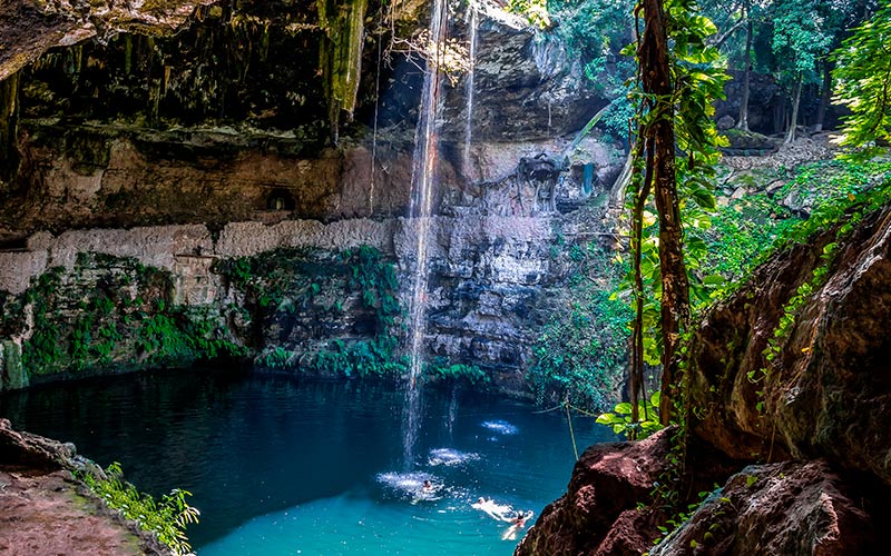 Reisetips til Mexico Zací cenote